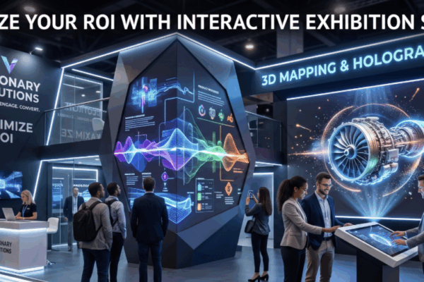 How Interactive Exhibition Stands Drive ROI: 3D Mapping & Holograms