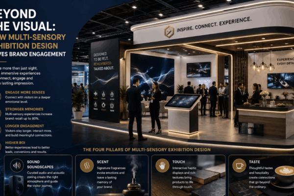Beyond the Visual: How Multi-Sensory Exhibition Design Drives Brand Engagement